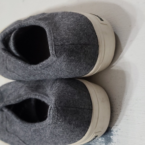 Sea Change By SeaVees Mens Legend Sneaker Biodegradable Flannel NO LACES Sz 12 - Picture 6 of 12